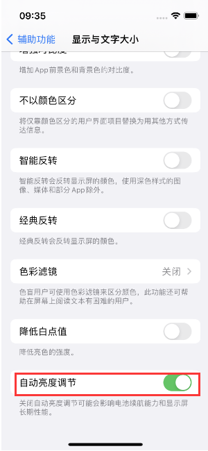 龙海苹果15维修店分享iPhone 15 Pro系列屏幕亮度 