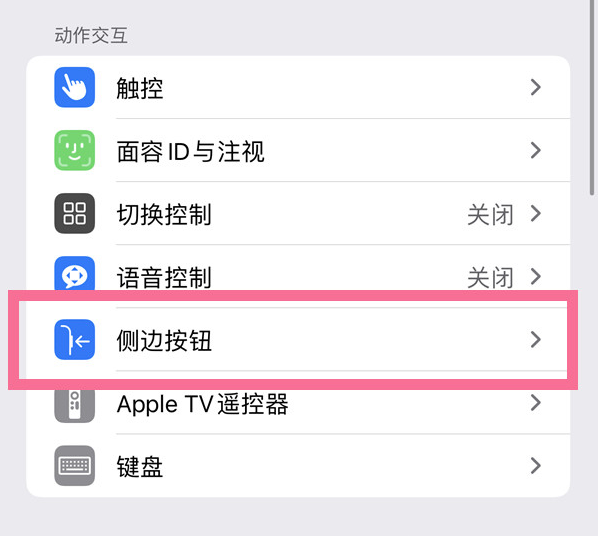 龙海苹果14维修店分享iPhone14 Plus侧键双击下载功能关闭方法 