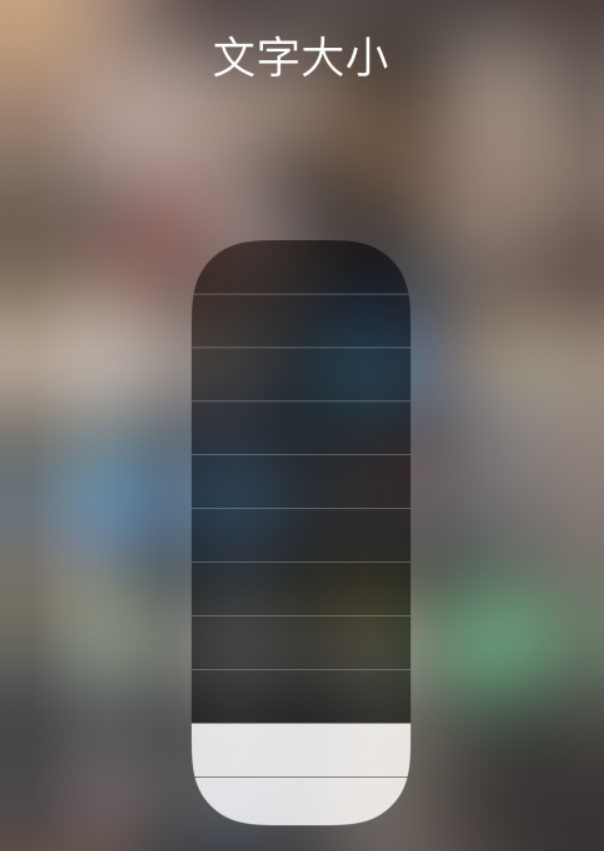 龙海苹果手机维修分享小技巧：在 iPhone 控制中心快速调节字体大小 